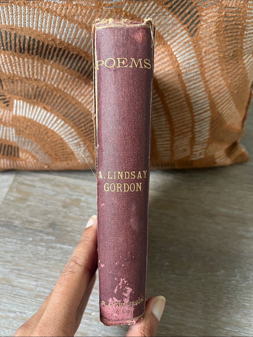 "POEMS" by Adam Lindsay Gordon 1892
